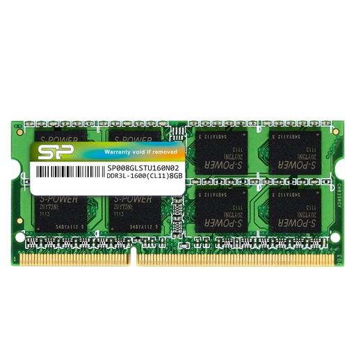 [AS147] RAM PORTATIL DDR3 8GB PC3L 1.35V 1600mhz-12800 SILICON POWER