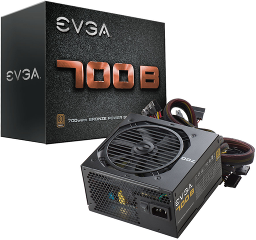 [B00014] FUENTE PODER EVGA 700W BRONZE MODELO: 100-B1-0700