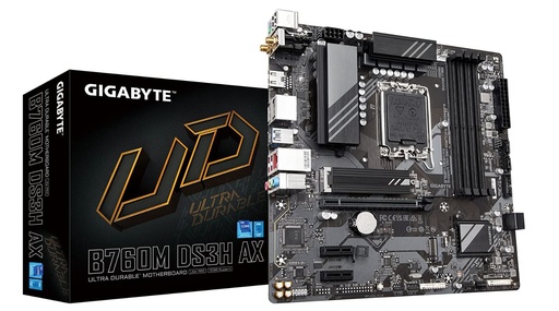 [AB750M] BOARD B760M DS3H AX GIGABYTE LGA 1700/ Intel/ B760/ M-ATX/ DDR5 /WIFI