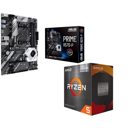 [COM003] Combo Board Procesador AMD Ryzen 5600G + X570-P Asus