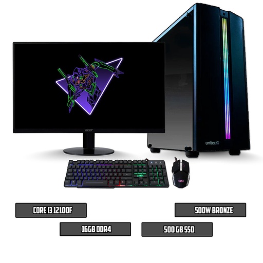 [ENS004] PC ADAM COMPLETO (MONITOR, MOUSE Y TECLADO)