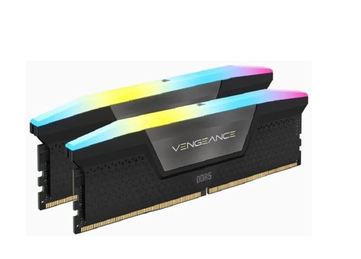 [K1633B] KIT MEMORIA RAM PC DDR5 32GB (2x16GB) 5200MHZ CORSAIR VENGEANCE RGB DDR5 INTEL