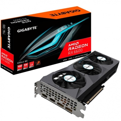 [K6600G] TARJETA DE VIDEO AMD RADEON RX 6600 3FAN 8GB GDDR6