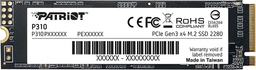 [K982] DISCO SSD M.2 NVME 480GB P310 PATRIOT