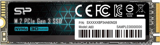 [KA60] M.2 1TB SILICON POWER NVMe PCIe GEN 3x4 y A55, A60. 1TB