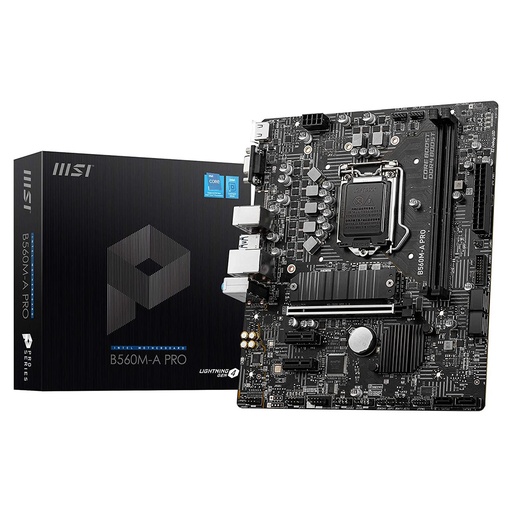 [KB560MA] Board MSI B560M-A PRO ProSeries mATX 11th/10th Hdmi , Vga +DiplayPort