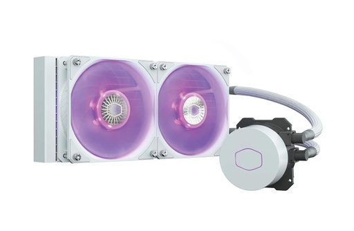 [KML240] Refrigeración liquida Cooler Master MasterLiquid ML240L RGB V2 White Edition AMD Ryzen/Intel LGA1700*/1200/115X