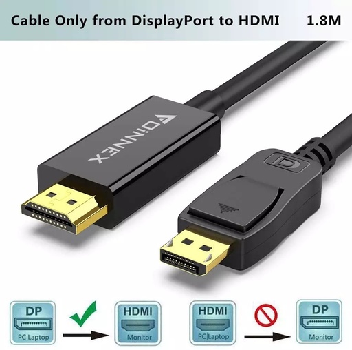 [NIL47] CABLE DISPLAYPORT A HDMI