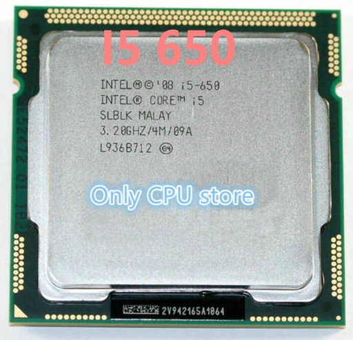 [B00030] PROCESADOR INTEL CORE I5 650 3.2GHZ SOCKET 1156