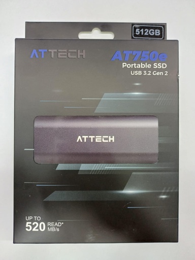 [SSDE512] DISCO SOLIDO EXTERNO 512GB ATTECH