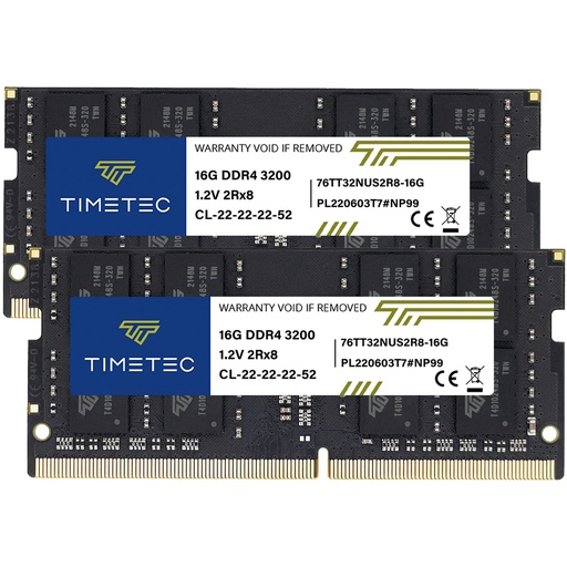 [A7126] RAM PORTATIL DDR4 16GB 3200MHZ TIMETEC