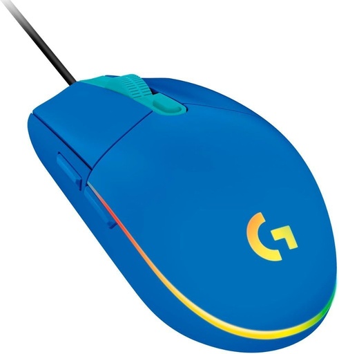 [K82354] LOGITECH G203 RGB AZUL - MOUSE CABLEADO PARA VIDEOJUEGOS