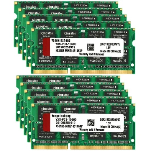 [B00173] RAM PORTATIL DDR3 4GB 1.5V 1333MHZ-10600
