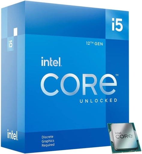 [A126KF] Intel Core i5-12600KF Procesador de escritorio 10 (6P+4E) núcleos hasta 4.9 GHz desbloqueado LGA1700 Serie 600 Chipset 125W