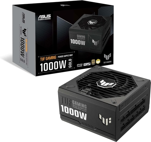 [AS1000] ASUS TUF Gaming 1000W Gold (1000 W, fuente de alimentación totalmente modular compatible con ATX 3.0, certificado Gold 80+)