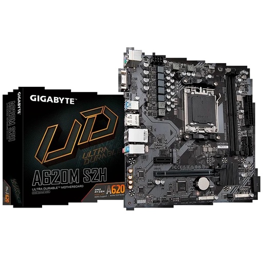 [A620M] BOARD GIGABYTE A620M S2H AM5 DDR5