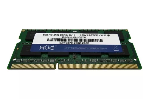 [XUE1] RAM PORTATIL DDR3 8GB PC3L 1.35V 1600MHZ-12800 XUE