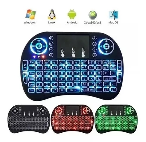 [AD1415] TECLADO MINI INALAMBRICO PARA SMART TV RETROILUMINADO