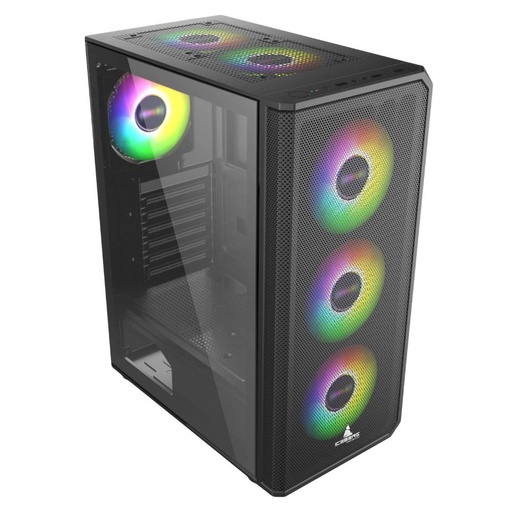 [ICBF02] CHASIS ICEBERG FLOW-E NEGRO 4 COOLERS RGB