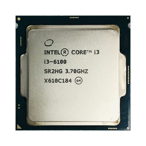 [B00196] PROCESADOR INTEL CORE I3 6100 3.70GHZ SOCKET 1151