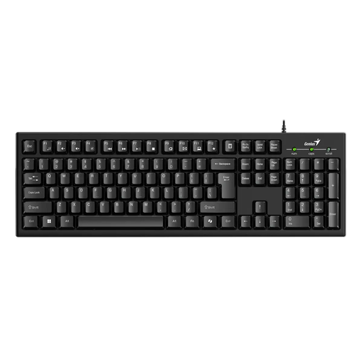 [GKB100] Teclado Genius Smart KB-100 USB Negro Resistente a Liquidos