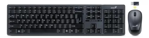 [GS8000] Combo teclado + mouse inalambrico Genius SlimStar 8000SE