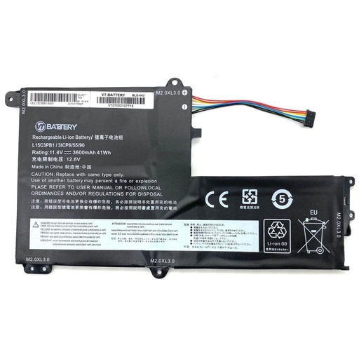 [A02627] Batería Lenovo Ideapad 330S 330S-14IKB 320S-14IKB 330S-15ARR 330S-15AST 330S-15IKB VOLTAJE: 11.4 V y 11.6 V Y 11.7 TIPO C