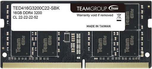 [ATG16] RAM PORTATIL DDR4 16GB 3200MHZ PORTATIL TEAM GROUP