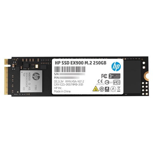 [HP99] SSD M.2 250GB Nvme HP EX900 (Open Box)
