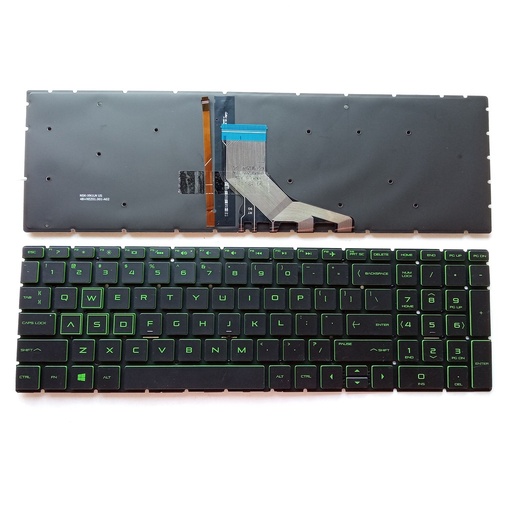 [A05549] Teclado Hp Gaming 15-cx 15-cx000 15-cx0001 LETRAS VERDES