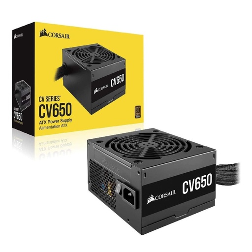 [CV650W] Fuente CORSAIR CV650 80 PLUS Bronze  ATX de 650W