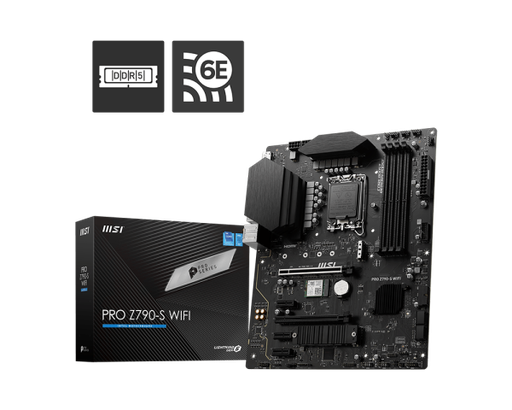 [AZ790MW] BOARD MSI PRO Z790-S WIFI LGA 1700 INTEL AM5 DDR5