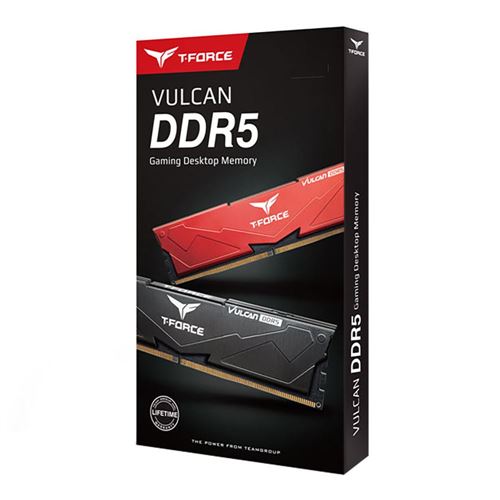 [AVD516] MEMORIA RAM TEAMGROUP VULCAN 1X16GB DDR5 6000MHZ NEGRA