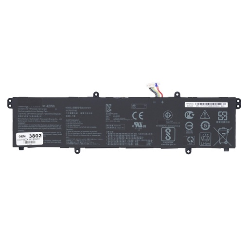 [A02329] Batería Asus Vivobook 14 VIVOBOOK 15 B31N1911(3ICP5/57/80) 11.55v X421 M413 TM420 TP410 X413	Numero Parte: B31N1911 C31N1911