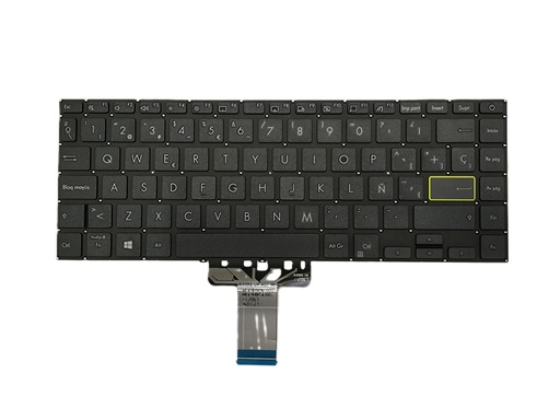 [A05336] TECLADO ASUS X413, X421, E410, S433, M413 VIVOBOOK S14 (NEGRO) BOTON POWER