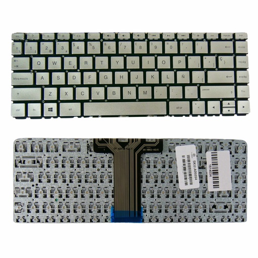 [A05554] TECLADO HP 14-BS 14-BP 14-BW 14-CF 14-CK 14-BK 14-DK  PLATEADO