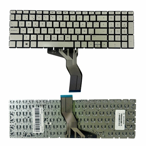 [A05558] Teclado Portátil HP 15-BS 15-CW 15-BK 15-DA 15-BW 15-DY 15-CD 15-DB 15-BR 15-CB 15-BP 17-BS 17-AK 17-CA 15-CX PLATEADO
