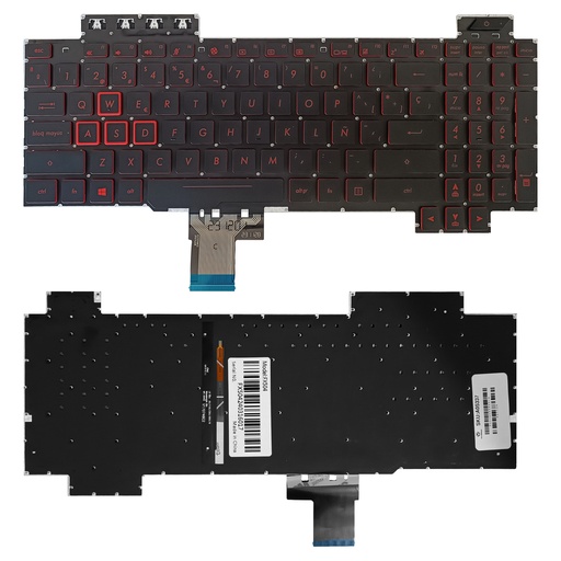 [A05337] TECLADO ASUS TUF  Fx505 Fx504 Fx705 Fx80 Iluminado