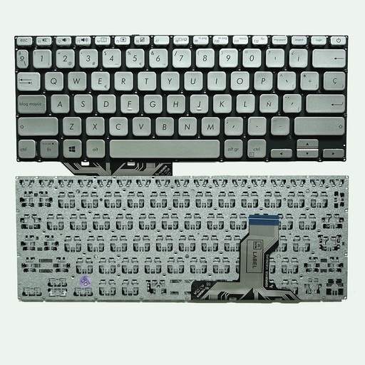 [A05338] TECLADO ASUS X420 X420f X420u A420f A420 PLATEADO